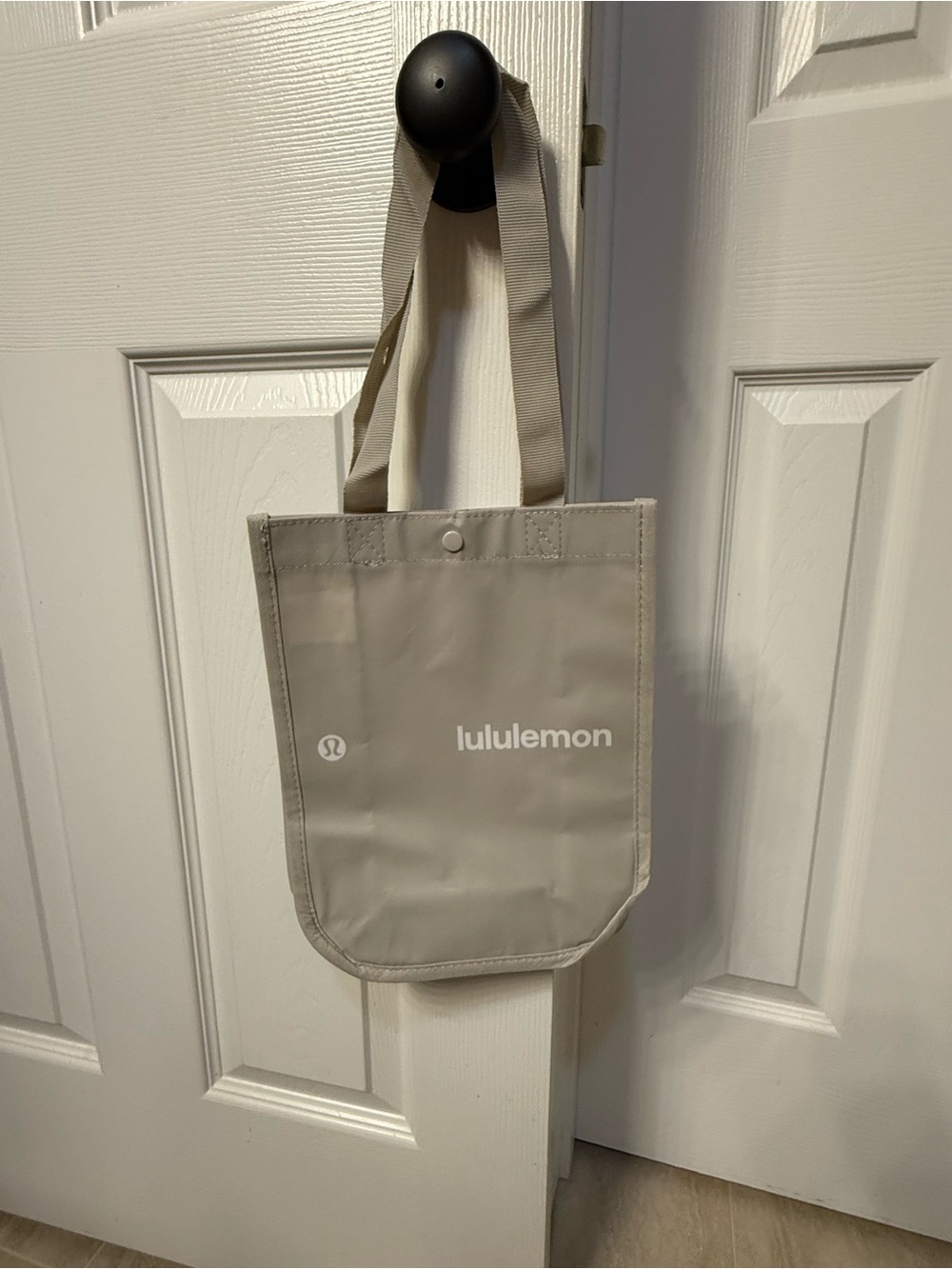 Lululemon Small Grey Tote with Logo
